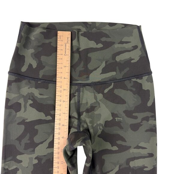 Lululemon Wunder Under 25” Green Camo Luxtreme Size 4 - Picture 9 of 10